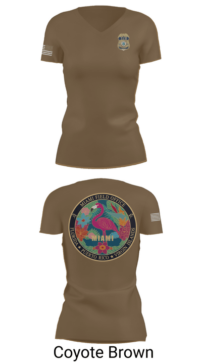 Criminal Apprehension Program 50109474 Women's Short Sleeve V-neck Shirt - 8