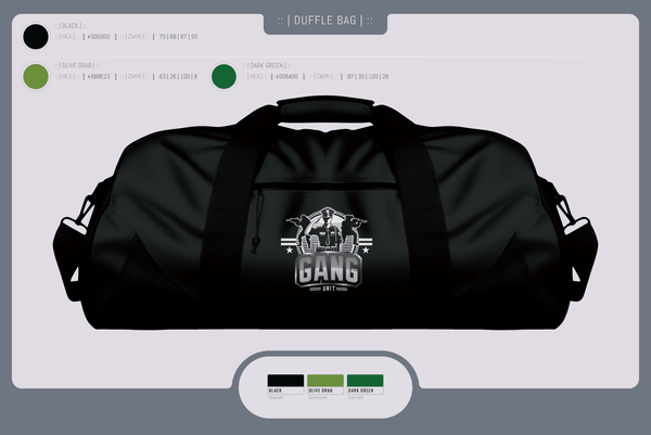Duffle Bag, Gang Unit, Police, Teamtime, Team time, sublimation, custom sports apparel, team uniforms, spirit wear, spiritwear, sports uniforms, custom shirts, team store, custom team store, fundraiser sports, apparel fundraiser