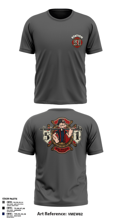 Station 51 74948008 Short Sleeve Performance Shirt - 4