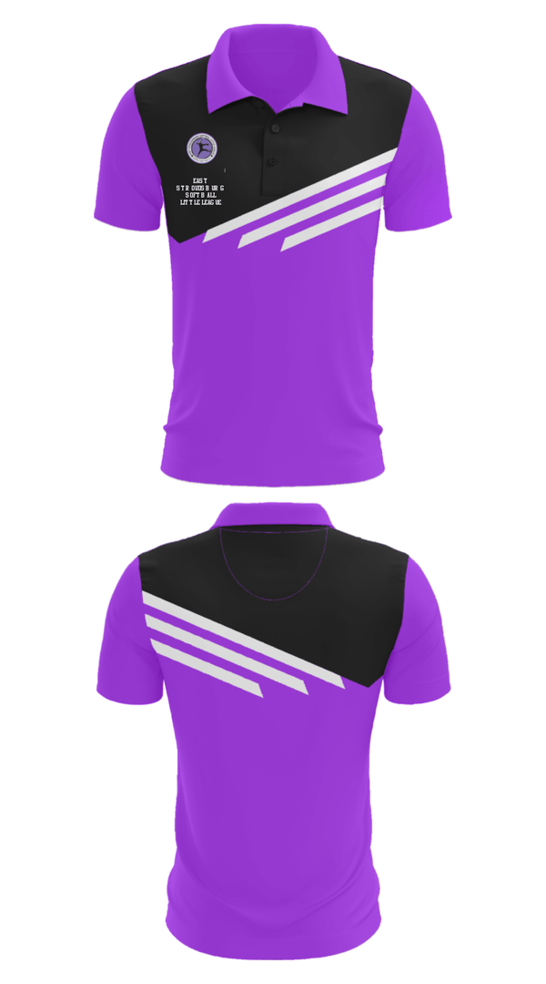 Short Sleeve Performance Polo, East Stroudsburg Softball Little League, Softball, Teamtime, Team time, sublimation, custom sports apparel, team uniforms, spirit wear, spiritwear, sports uniforms, custom shirts, team store, custom team store, fundraiser sports, apparel fundraiser