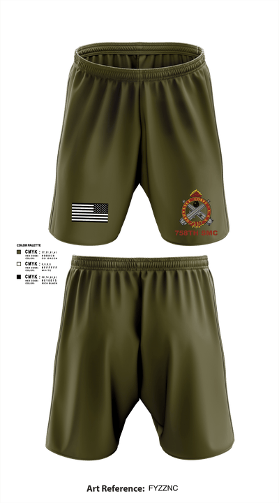 758th SMC 429395 Athletic Shorts With Pockets - 9