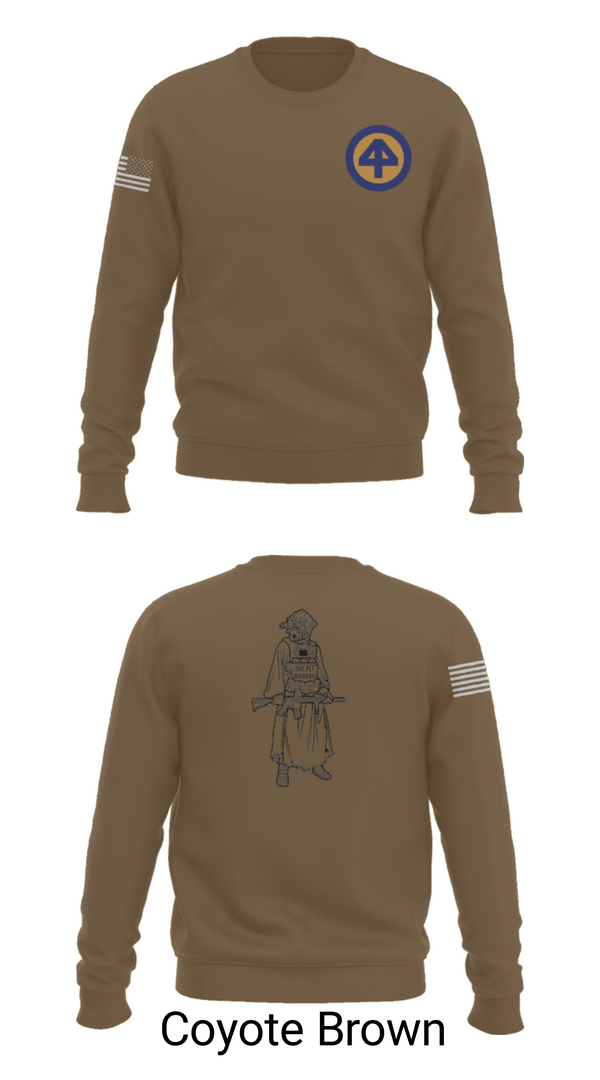 Crew Neck Sweatshirt, A Co 1/1-114th, Army, Teamtime, Team time, sublimation, custom sports apparel, team uniforms, spirit wear, spiritwear, sports uniforms, custom shirts, team store, custom team store, fundraiser sports, apparel fundraiser