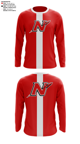 Long Sleeve Performance Shirt, Neenah High School Golf, Golf, Teamtime, Team time, sublimation, custom sports apparel, team uniforms, spirit wear, spiritwear, sports uniforms, custom shirts, team store, custom team store, fundraiser sports, apparel fundraiser