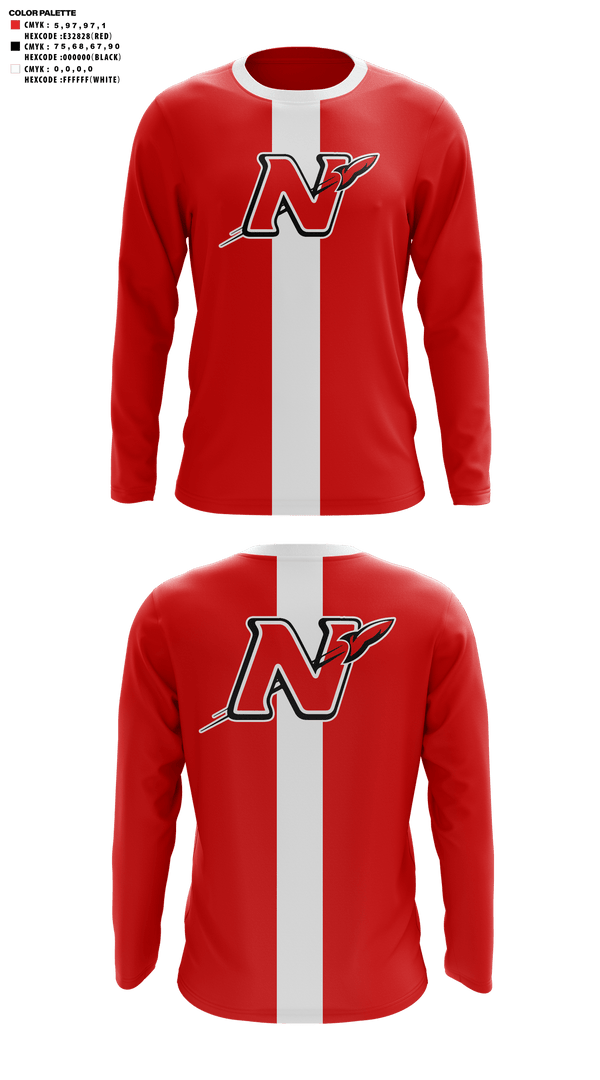 Long Sleeve Performance Shirt, Neenah High School Golf, Golf, Teamtime, Team time, sublimation, custom sports apparel, team uniforms, spirit wear, spiritwear, sports uniforms, custom shirts, team store, custom team store, fundraiser sports, apparel fundraiser