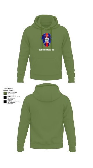 Hoodie, OST COLUMBUS, OH, Marines, Teamtime, Team time, sublimation, custom sports apparel, team uniforms, spirit wear, spiritwear, sports uniforms, custom shirts, team store, custom team store, fundraiser sports, apparel fundraiser