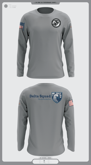 Long Sleeve Performance Shirt, Marine Corps, Marines, Teamtime, Team time, sublimation, custom sports apparel, team uniforms, spirit wear, spiritwear, sports uniforms, custom shirts, team store, custom team store, fundraiser sports, apparel fundraiser
