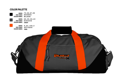 Duffle Bag, Valhalla Hatchets, , Teamtime, Team time, sublimation, custom sports apparel, team uniforms, spirit wear, spiritwear, sports uniforms, custom shirts, team store, custom team store, fundraiser sports, apparel fundraiser