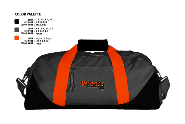 Duffle Bag, Valhalla Hatchets, , Teamtime, Team time, sublimation, custom sports apparel, team uniforms, spirit wear, spiritwear, sports uniforms, custom shirts, team store, custom team store, fundraiser sports, apparel fundraiser