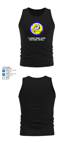 Tank Top, Claysburg-Kimmel Senior High School Football, Football, Teamtime, Team time, sublimation, custom sports apparel, team uniforms, spirit wear, spiritwear, sports uniforms, custom shirts, team store, custom team store, fundraiser sports, apparel fundraiser
