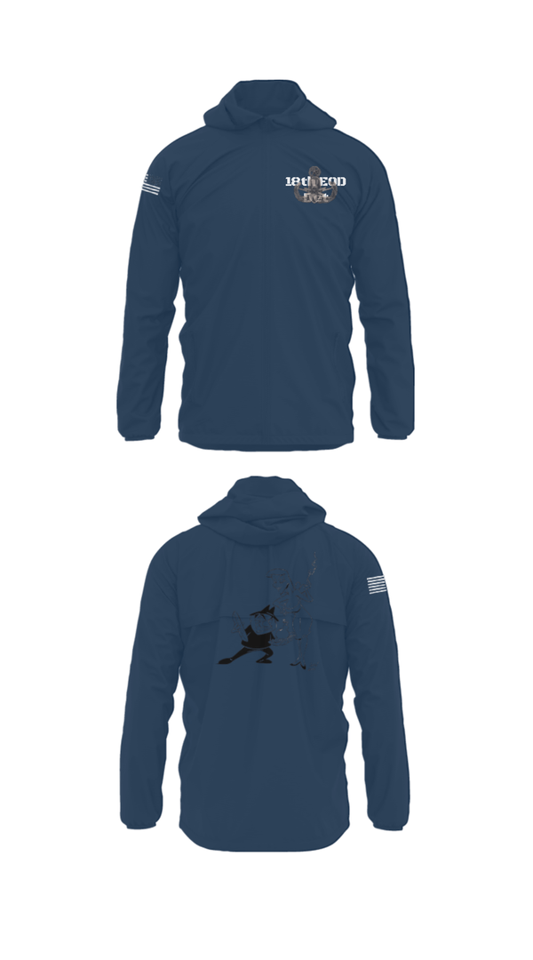 Windbreaker, 18th EOD Det, Army, Teamtime, Team time, sublimation, custom sports apparel, team uniforms, spirit wear, spiritwear, sports uniforms, custom shirts, team store, custom team store, fundraiser sports, apparel fundraiser