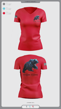 486th/574th 86103257 Women's Short Sleeve V-neck Shirt - 3