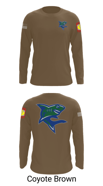 Bullshark Battalion 90693069 Long Sleeve Performance Shirt - 6