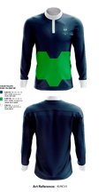 Livingston Collegiate Academies High School Band 69449503 Quarter Zip Jacket - 1
