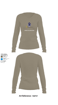 Ledyard Little League Softball 71163605 Women's Long Sleeve V-neck Shirt - 25