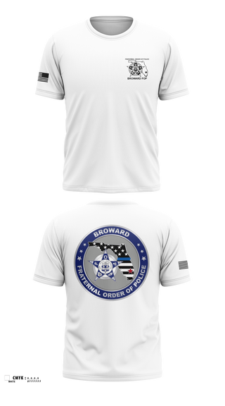 Old School Cotton Feel Shirt, Broward Fraternal Order of Police, Police, Teamtime, Team time, sublimation, custom sports apparel, team uniforms, spirit wear, spiritwear, sports uniforms, custom shirts, team store, custom team store, fundraiser sports, apparel fundraiser