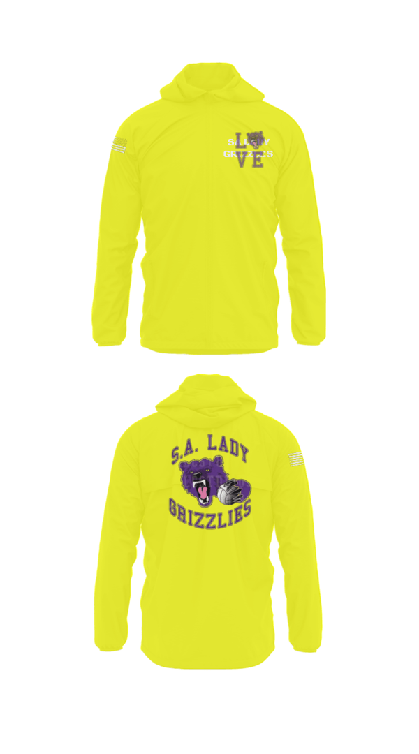 Windbreaker, SA LADY GRIZZLES, Women's Volleyball, Teamtime, Team time, sublimation, custom sports apparel, team uniforms, spirit wear, spiritwear, sports uniforms, custom shirts, team store, custom team store, fundraiser sports, apparel fundraiser