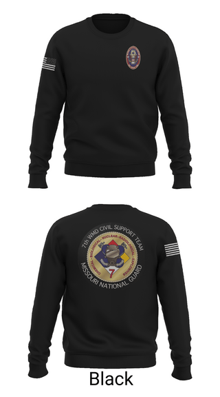 Crew Neck Sweatshirt, 7th CST, Army, Teamtime, Team time, sublimation, custom sports apparel, team uniforms, spirit wear, spiritwear, sports uniforms, custom shirts, team store, custom team store, fundraiser sports, apparel fundraiser