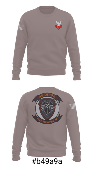 Crew Neck Sweatshirt, MCAS CHERRY POINT. H&HS, Navy, Teamtime, Team time, sublimation, custom sports apparel, team uniforms, spirit wear, spiritwear, sports uniforms, custom shirts, team store, custom team store, fundraiser sports, apparel fundraiser