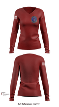 Vp 10 83649045 Women's Long Sleeve V-neck Shirt -1 115