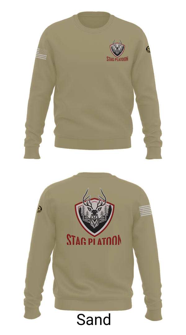 Crew Neck Sweatshirt, Eagle troop 2/2, Army, Teamtime, Team time, sublimation, custom sports apparel, team uniforms, spirit wear, spiritwear, sports uniforms, custom shirts, team store, custom team store, fundraiser sports, apparel fundraiser