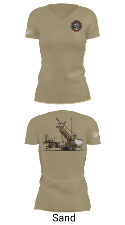 Bravo 5-7 ADA 95046611 Women's Short Sleeve V-neck Shirt - 88