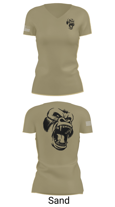 USS CARL VINSON 40544561 Women's Short Sleeve V-neck Shirt - 84