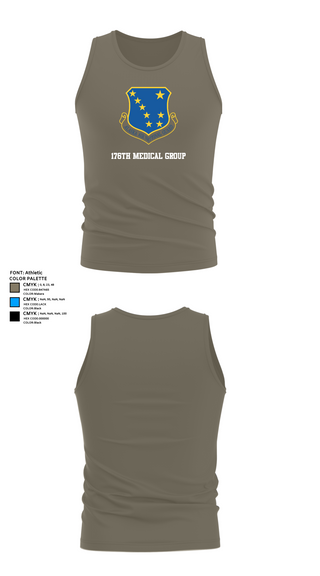 Tank Top, 176th Medical Group, , Teamtime, Team time, sublimation, custom sports apparel, team uniforms, spirit wear, spiritwear, sports uniforms, custom shirts, team store, custom team store, fundraiser sports, apparel fundraiser