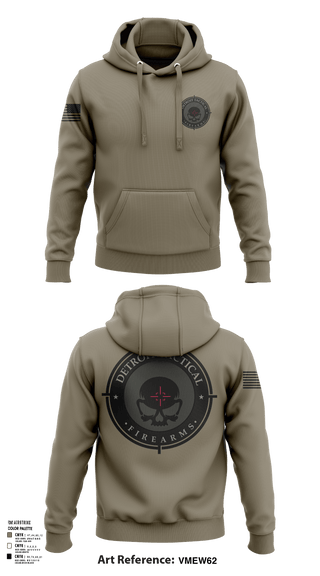 Hoodie, Detroit Tactical Firearms, , Teamtime, Team time, sublimation, custom sports apparel, team uniforms, spirit wear, spiritwear, sports uniforms, custom shirts, team store, custom team store, fundraiser sports, apparel fundraiser