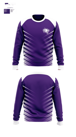 Crew Neck Sweatshirt, Elgin High School Volleyball, Women's Volleyball, Teamtime, Team time, sublimation, custom sports apparel, team uniforms, spirit wear, spiritwear, sports uniforms, custom shirts, team store, custom team store, fundraiser sports, apparel fundraiser