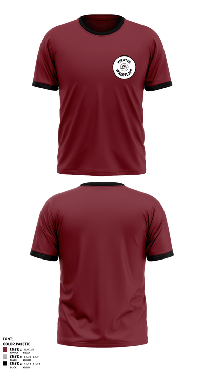 Braden River High School Wrestling 19591085 Short Sleeve Rash Guard Shirt - 8