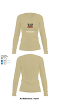 Oklahoma Union Senior High School Cheer 23375182 Women's Long Sleeve V-neck Shirt - 37