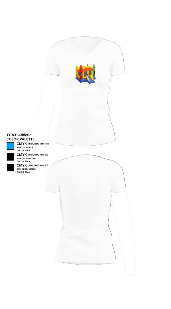 Womens Short Sleeve Vneck Shirt, Events By CourtneyB, , Teamtime, Team time, sublimation, custom sports apparel, team uniforms, spirit wear, spiritwear, sports uniforms, custom shirts, team store, custom team store, fundraiser sports, apparel fundraiser