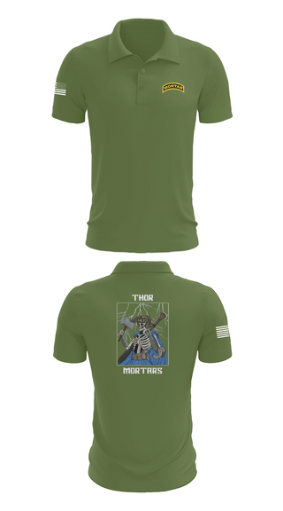 Short Sleeve Performance Polo, 5/4 Cav, C-TRP MTRS, , Teamtime, Team time, sublimation, custom sports apparel, team uniforms, spirit wear, spiritwear, sports uniforms, custom shirts, team store, custom team store, fundraiser sports, apparel fundraiser