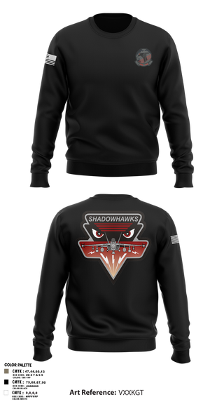 Crew Neck Sweatshirt, VAQ-141, Navy, Teamtime, Team time, sublimation, custom sports apparel, team uniforms, spirit wear, spiritwear, sports uniforms, custom shirts, team store, custom team store, fundraiser sports, apparel fundraiser