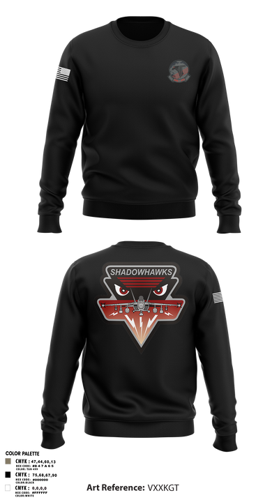 VAQ-141 20822275 Crew Neck Sweatshirt - 3