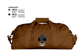 Duffle Bag, Connellsville Area Hugh School Junior ROTC, Army, Teamtime, Team time, sublimation, custom sports apparel, team uniforms, spirit wear, spiritwear, sports uniforms, custom shirts, team store, custom team store, fundraiser sports, apparel fundraiser