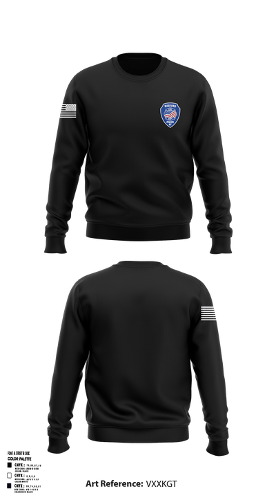 Medford Fire Department Juniors 92947707 Crew Neck Sweatshirt - 1