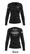 2D Marine Raider Battalion 793595 Women's Long Sleeve V-neck Shirt - 37