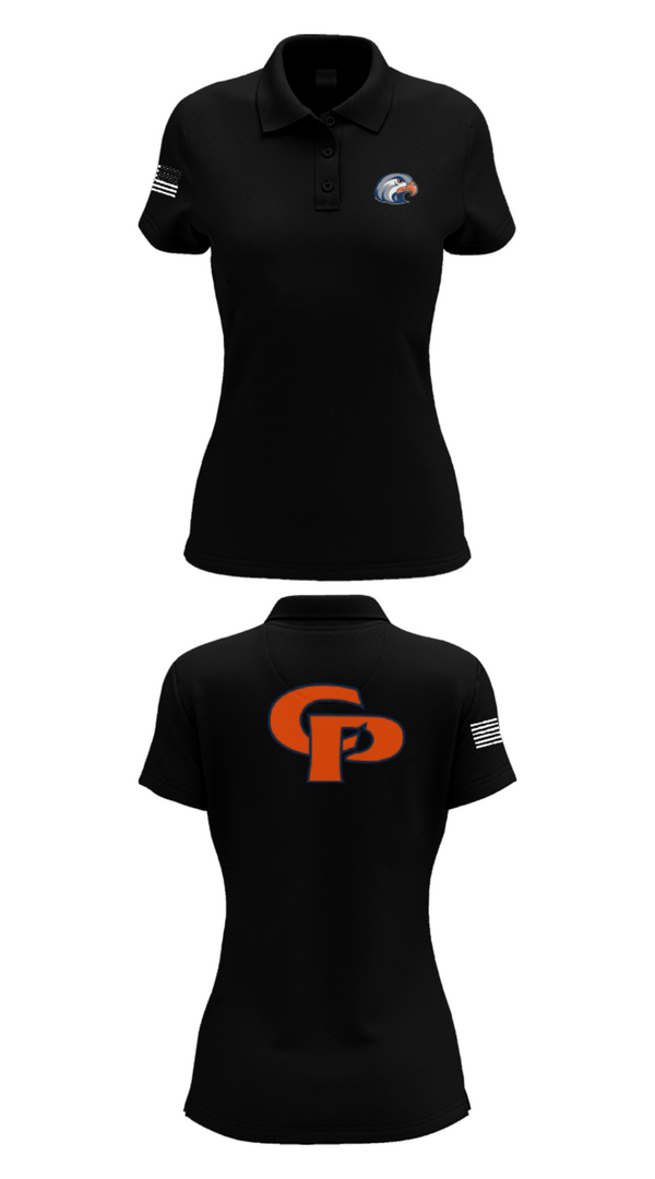 Women's Short Sleeve Performance Polo, College Place High School Cross Country, Cross Country, Teamtime, Team time, sublimation, custom sports apparel, team uniforms, spirit wear, spiritwear, sports uniforms, custom shirts, team store, custom team store, fundraiser sports, apparel fundraiser
