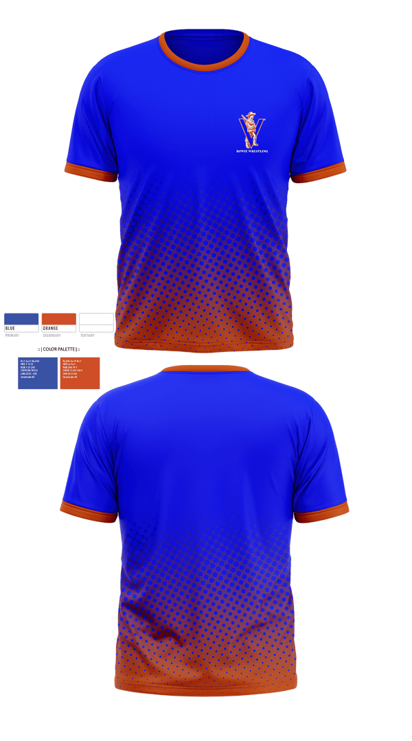 Short Sleeve Rash Guard Shirt, Bowie, Wrestling, Teamtime, Team time, sublimation, custom sports apparel, team uniforms, spirit wear, spiritwear, sports uniforms, custom shirts, team store, custom team store, fundraiser sports, apparel fundraiser