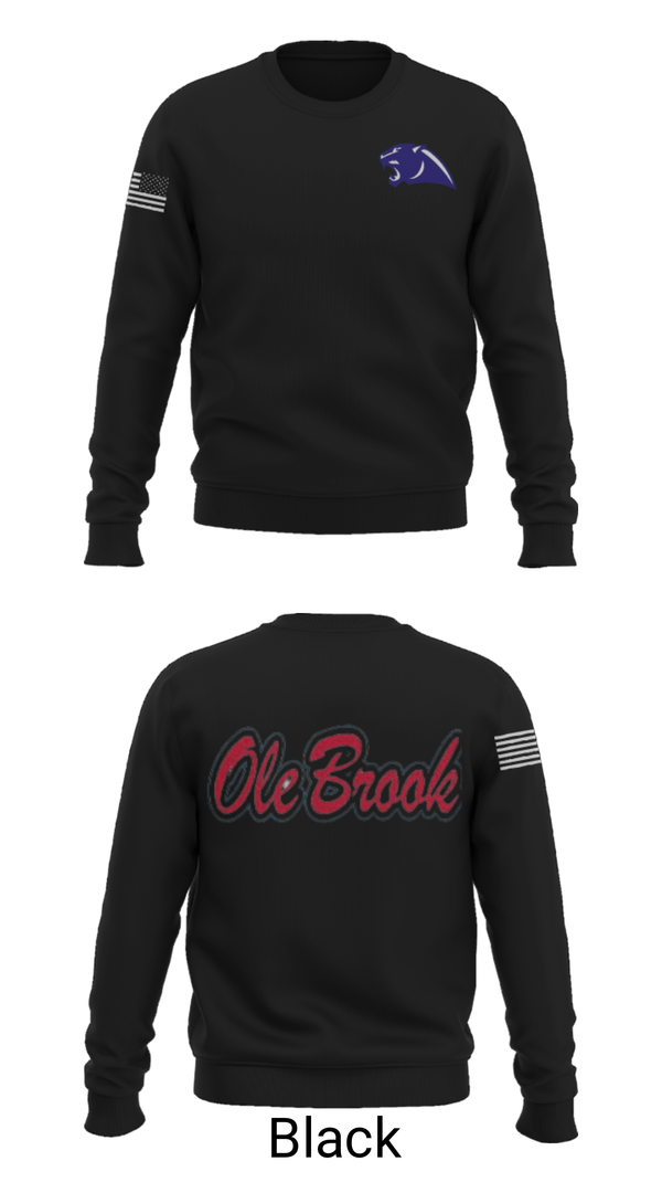 Crew Neck Sweatshirt, Brookhaven High School Track, Track & Field, Teamtime, Team time, sublimation, custom sports apparel, team uniforms, spirit wear, spiritwear, sports uniforms, custom shirts, team store, custom team store, fundraiser sports, apparel fundraiser