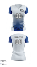 Jordan-Elbridge High School Volleyball 82166232 Women's Short Sleeve V-neck Shirt - 42
