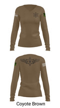Air Support 72075098 Women's Long Sleeve V-neck Shirt - 16