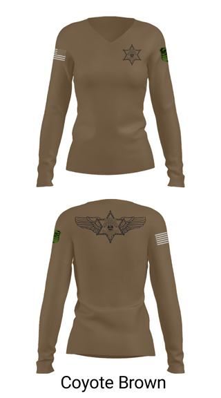 Womens Long Sleeve Vneck Shirt, Air Support, , Teamtime, Team time, sublimation, custom sports apparel, team uniforms, spirit wear, spiritwear, sports uniforms, custom shirts, team store, custom team store, fundraiser sports, apparel fundraiser