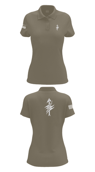 Womens Short Sleeve Performance Polo, 3rd Battalion 2nd Marines Scout Sniper Platoon, Marines, Teamtime, Team time, sublimation, custom sports apparel, team uniforms, spirit wear, spiritwear, sports uniforms, custom shirts, team store, custom team store, fundraiser sports, apparel fundraiser