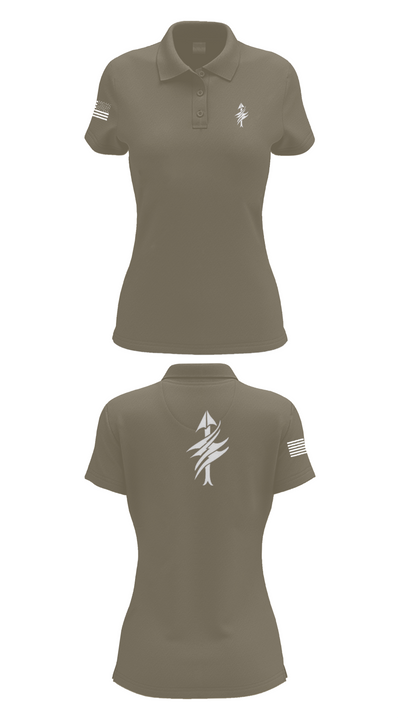3rd Battalion 2nd Marines Scout Sniper Platoon 1879947 Women's Short Sleeve Performance Polo  - 75
