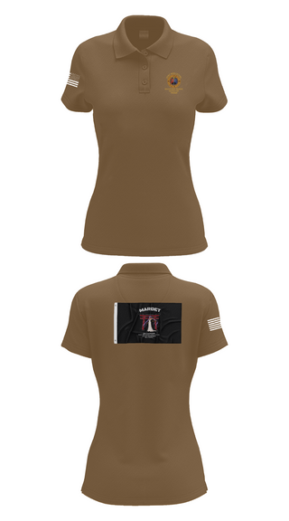 Womens Short Sleeve Performance Polo, MARDET Fort Leonard Wood (FLW) DoD Interservice Non-Lethal Individual Weapons Instructor's Course Fort Leonard Wood Basic Military Police School House, , Teamtime, Team time, sublimation, custom sports apparel, team uniforms, spirit wear, spiritwear, sports uniforms, custom shirts, team store, custom team store, fundraiser sports, apparel fundraiser