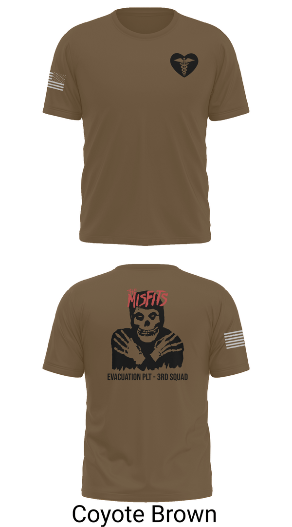 Short Sleeve Performance Shirt, 3rd squad, Army, Teamtime, Team time, sublimation, custom sports apparel, team uniforms, spirit wear, spiritwear, sports uniforms, custom shirts, team store, custom team store, fundraiser sports, apparel fundraiser