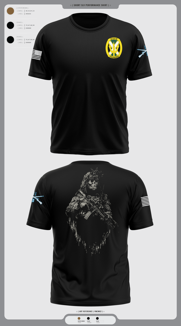 Short Sleeve Performance Shirt, Charlie Company, National Guard, Teamtime, Team time, sublimation, custom sports apparel, team uniforms, spirit wear, spiritwear, sports uniforms, custom shirts, team store, custom team store, fundraiser sports, apparel fundraiser