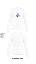 Limestone Community High School Cheer 68526986 Women's Long Sleeve V-neck Shirt - 15